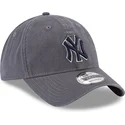 petten-gebogen-grijs-verstelbaar-9twenty-core-classics-van-new-york-yankees-mlb-van-new-era