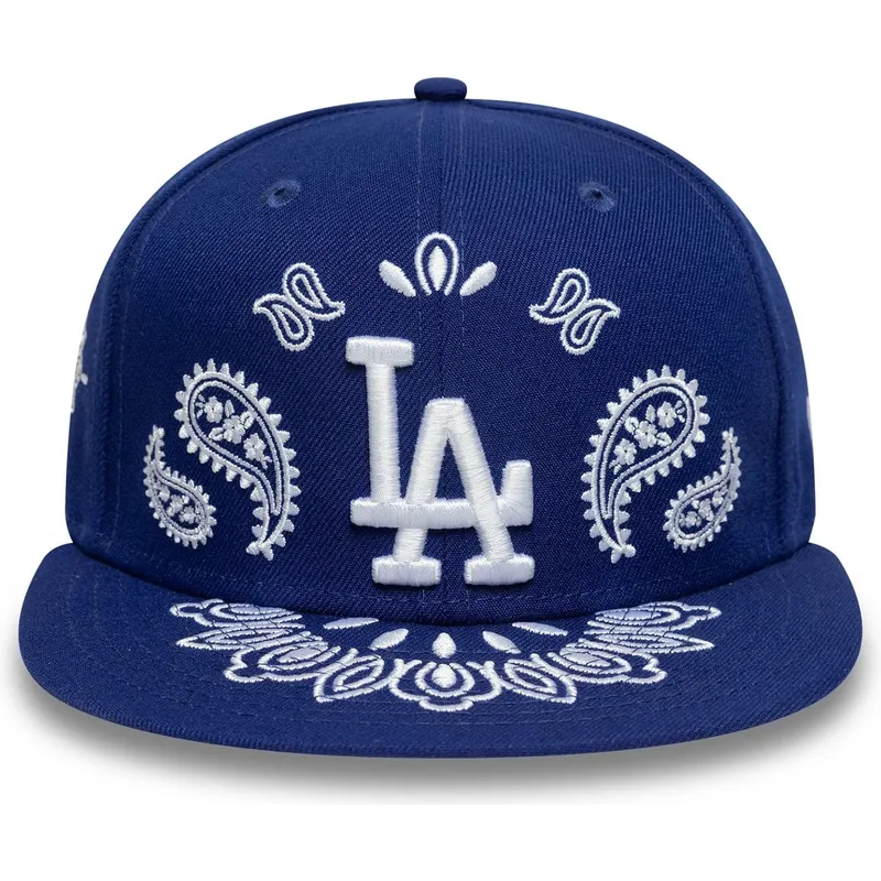 petten-plat-blauw-fitted-59fifty-paisley-van-los-angeles-dodgers-mlb-van-new-era