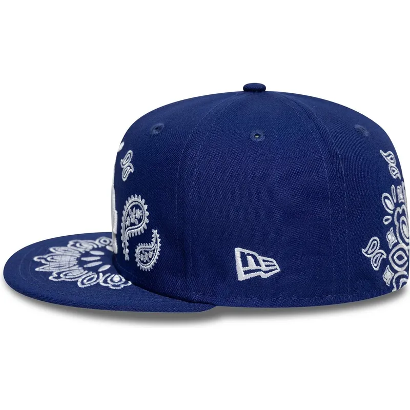 petten-plat-blauw-fitted-59fifty-paisley-van-los-angeles-dodgers-mlb-van-new-era
