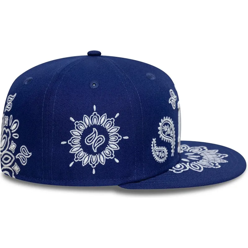 petten-plat-blauw-fitted-59fifty-paisley-van-los-angeles-dodgers-mlb-van-new-era