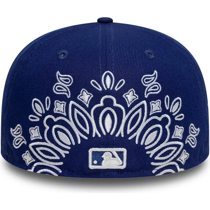 petten-plat-blauw-fitted-59fifty-paisley-van-los-angeles-dodgers-mlb-van-new-era