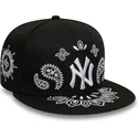 petten-plat-zwart-fitted-59fifty-paisley-van-new-york-yankees-mlb-van-new-era
