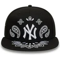 petten-plat-zwart-fitted-59fifty-paisley-van-new-york-yankees-mlb-van-new-era