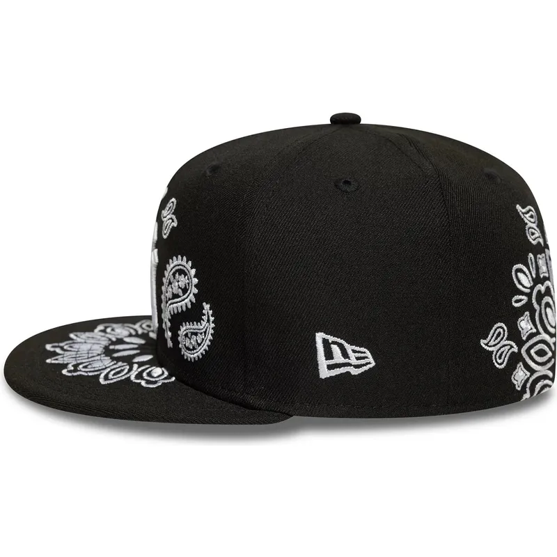 petten-plat-zwart-fitted-59fifty-paisley-van-new-york-yankees-mlb-van-new-era