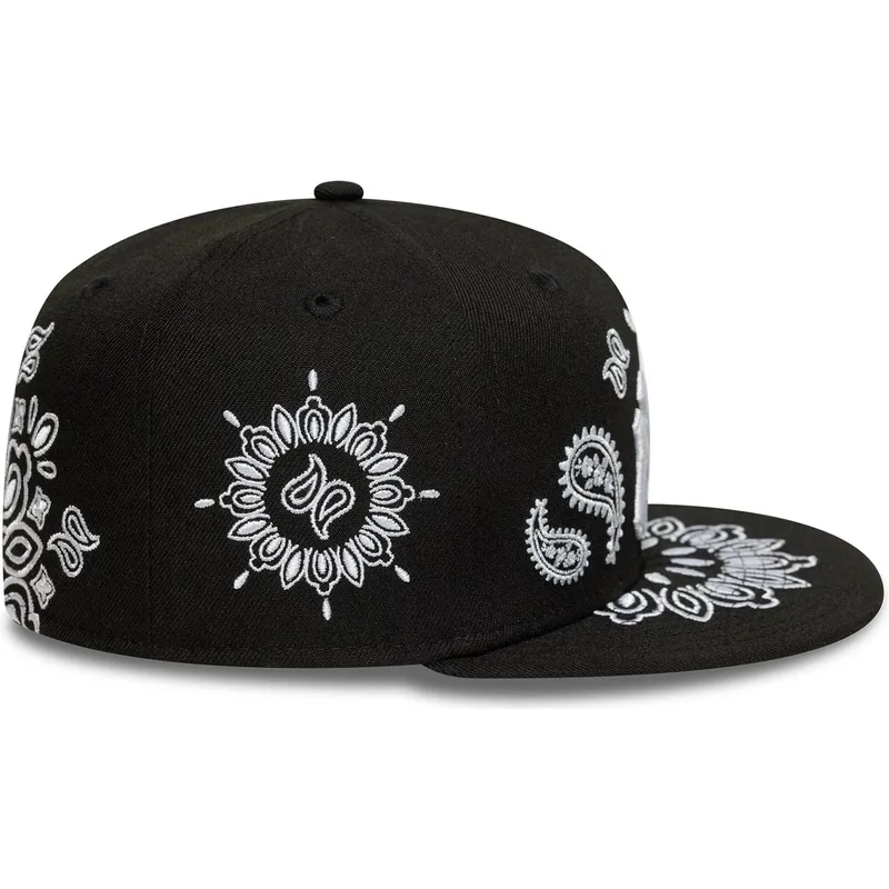 petten-plat-zwart-fitted-59fifty-paisley-van-new-york-yankees-mlb-van-new-era