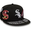 petten-plat-zwart-fitted-59fifty-all-over-van-chicago-white-sox-mlb-van-new-era