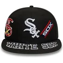 petten-plat-zwart-fitted-59fifty-all-over-van-chicago-white-sox-mlb-van-new-era