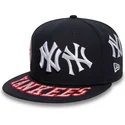 petten-plat-marineblauw-fitted-59fifty-all-over-van-new-york-yankees-mlb-van-new-era