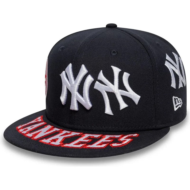 petten-plat-marineblauw-fitted-59fifty-all-over-van-new-york-yankees-mlb-van-new-era