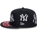 petten-plat-marineblauw-fitted-59fifty-all-over-van-new-york-yankees-mlb-van-new-era