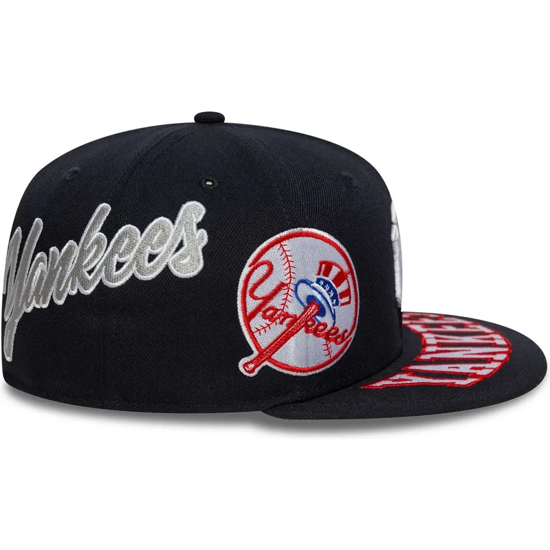 petten-plat-marineblauw-fitted-59fifty-all-over-van-new-york-yankees-mlb-van-new-era