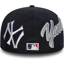 petten-plat-marineblauw-fitted-59fifty-all-over-van-new-york-yankees-mlb-van-new-era