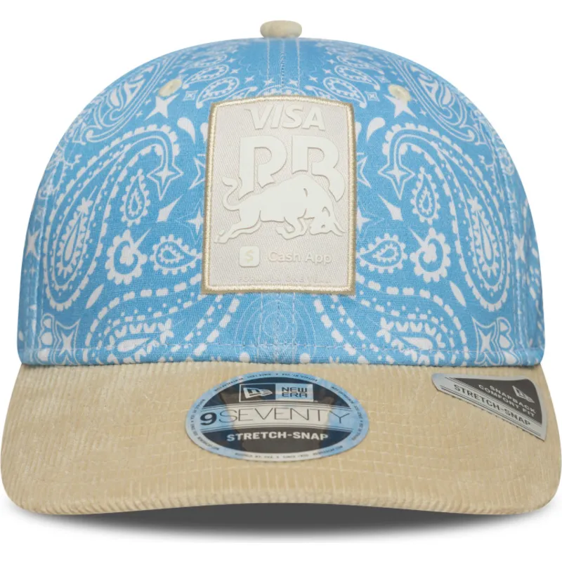 petten-gebogen-blauw-snapback-9seventy-stretch-snap-lifestyle-van-racing-bulls-f1-team-formula-1-van-new-era