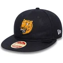 petten-plat-marineblauw-verstelbaar-9fifty-retro-crown-heritage-van-detroit-tigers-mlb-van-new-era
