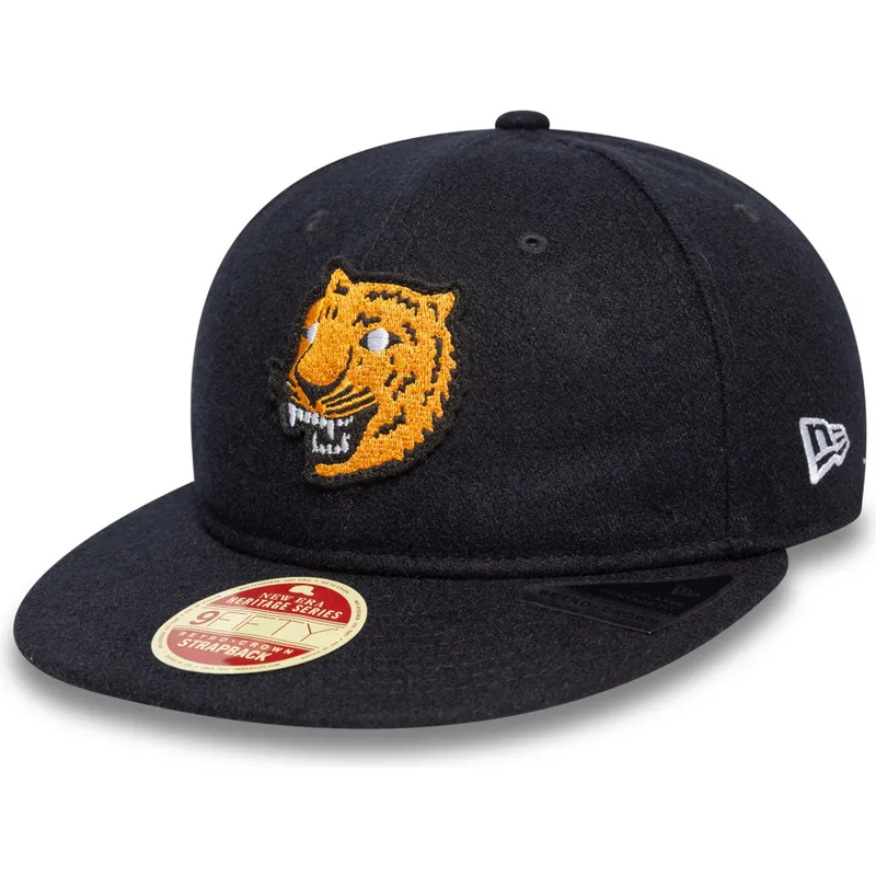petten-plat-marineblauw-verstelbaar-9fifty-retro-crown-heritage-van-detroit-tigers-mlb-van-new-era