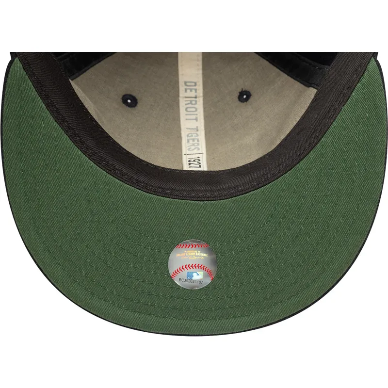petten-plat-marineblauw-verstelbaar-9fifty-retro-crown-heritage-van-detroit-tigers-mlb-van-new-era