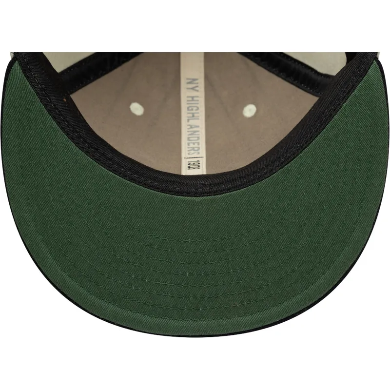 petten-plat-beige-verstelbaar-9fifty-retro-crown-heritage-van-new-york-yankees-mlb-van-new-era