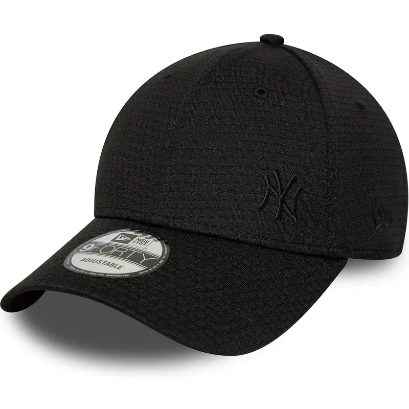 petten-gebogen-zwart-snapback-9forty-flawless-mesh-van-new-york-yankees-mlb-van-new-era