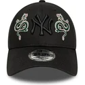 petten-gebogen-zwart-verstelbaar-9forty-icon-van-new-york-yankees-mlb-van-new-era