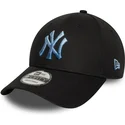 petten-gebogen-zwart-verstelbaar-9forty-ombre-infill-van-new-york-yankees-mlb-van-new-era