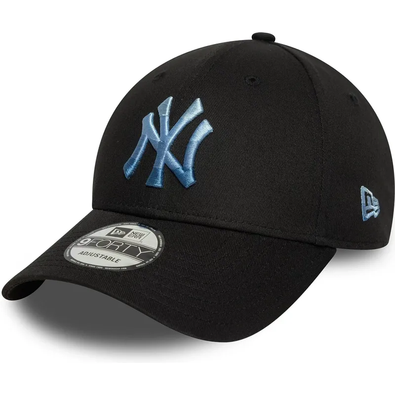 petten-gebogen-zwart-verstelbaar-9forty-ombre-infill-van-new-york-yankees-mlb-van-new-era