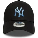 petten-gebogen-zwart-verstelbaar-9forty-ombre-infill-van-new-york-yankees-mlb-van-new-era