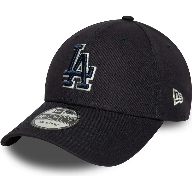 petten-gebogen-marineblauw-verstelbaar-9forty-team-outline-van-los-angeles-dodgers-mlb-van-new-era