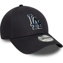 petten-gebogen-marineblauw-verstelbaar-9forty-team-outline-van-los-angeles-dodgers-mlb-van-new-era