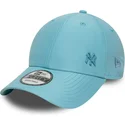 petten-gebogen-blauw-verstelbaar-9forty-tonal-flawless-van-new-york-yankees-mlb-van-new-era