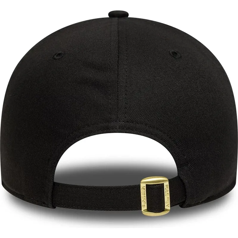 petten-gebogen-zwart-verstelbaar-9forty-metallic-champ-van-ufc-ultimate-fighting-championship-van-new-era