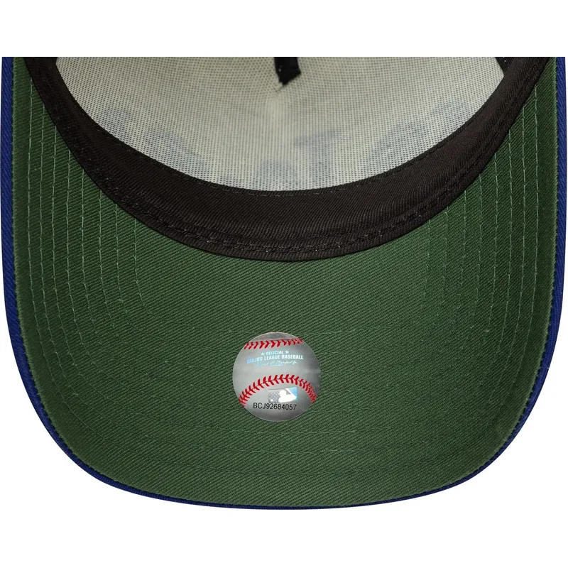 petten-gebogen-beige-snapback-a-frame-paisley-van-los-angeles-dodgers-mlb-van-new-era