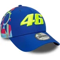 petten-gebogen-blauw-snapback-9forty-fanwear-van-valentino-rossi-vr46-motogp-van-new-era