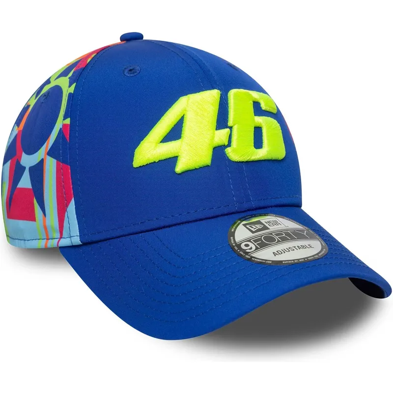 petten-gebogen-blauw-snapback-9forty-fanwear-van-valentino-rossi-vr46-motogp-van-new-era