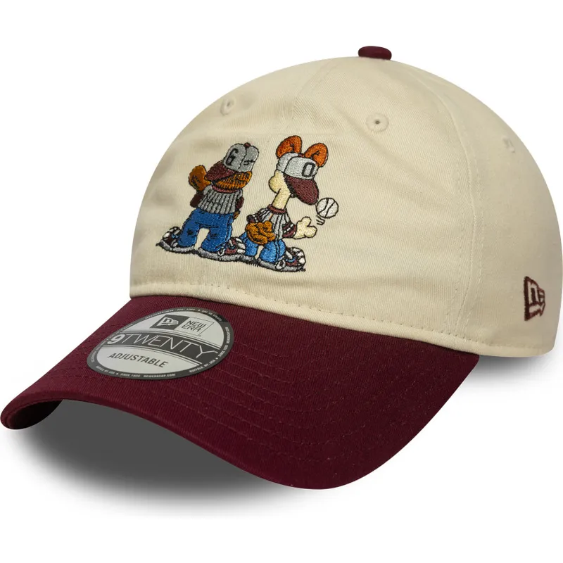 petten-gebogen-beige-verstelbaar-9twenty-van-garfield-y-odie-van-new-era