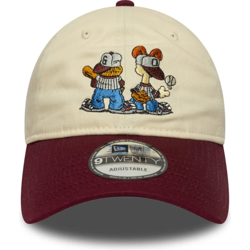 petten-gebogen-beige-verstelbaar-9twenty-van-garfield-y-odie-van-new-era