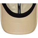 petten-gebogen-beige-verstelbaar-9twenty-leather-van-new-york-yankees-mlb-van-new-era