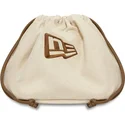 petten-gebogen-beige-verstelbaar-9twenty-leather-van-new-york-yankees-mlb-van-new-era