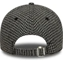 petten-gebogen-zwart-verstelbaar-9twenty-houndstooth-van-new-york-yankees-mlb-van-new-era