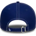 petten-gebogen-blauw-verstelbaar-9twenty-contrast-stitch-van-los-angeles-dodgers-mlb-van-new-era