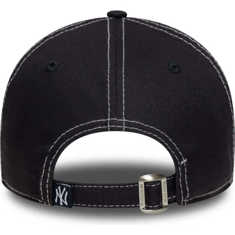 petten-gebogen-marineblauw-verstelbaar-9twenty-contrast-stitch-van-new-york-yankees-mlb-van-new-era petten-gebogen-marineblauw-verstelbaar-9twenty-contrast-stitch-van-new-york-yankees-mlb-van-new-era
