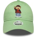 petten-gebogen-groen-verstelbaar-9twenty-bear-van-ac-milan-serie-a-van-new-era