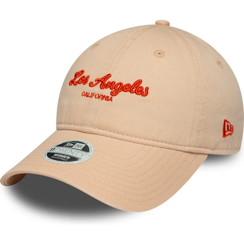 petten-gebogen-roze-verstelbaar-9twenty-city-van-los-angeles-van-new-era