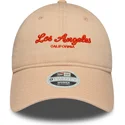 petten-gebogen-roze-verstelbaar-9twenty-city-van-los-angeles-van-new-era