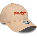 petten-gebogen-roze-verstelbaar-9twenty-city-van-los-angeles-van-new-era