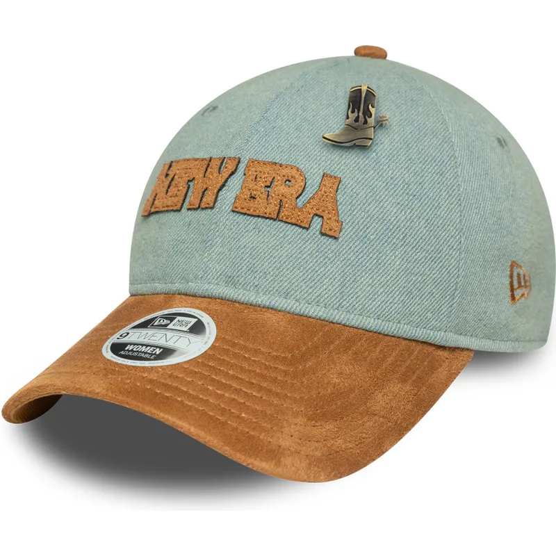 petten-gebogen-blauw-verstelbaar-9twenty-western-pin-van-new-era