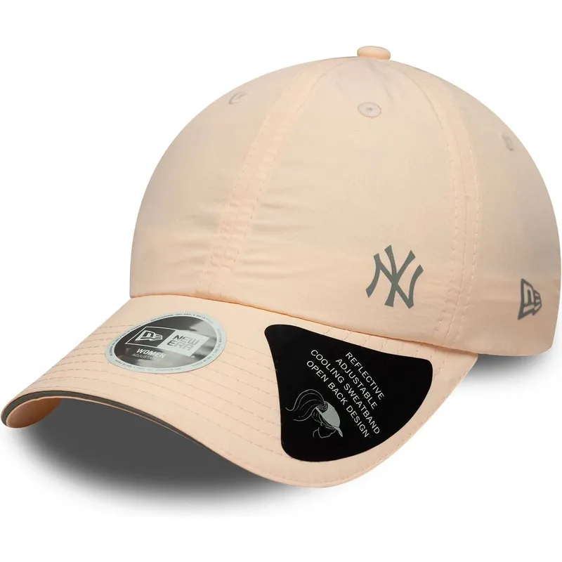 petten-gebogen-roze-verstelbaar-open-back-flawless-van-new-york-yankees-mlb-van-new-era
