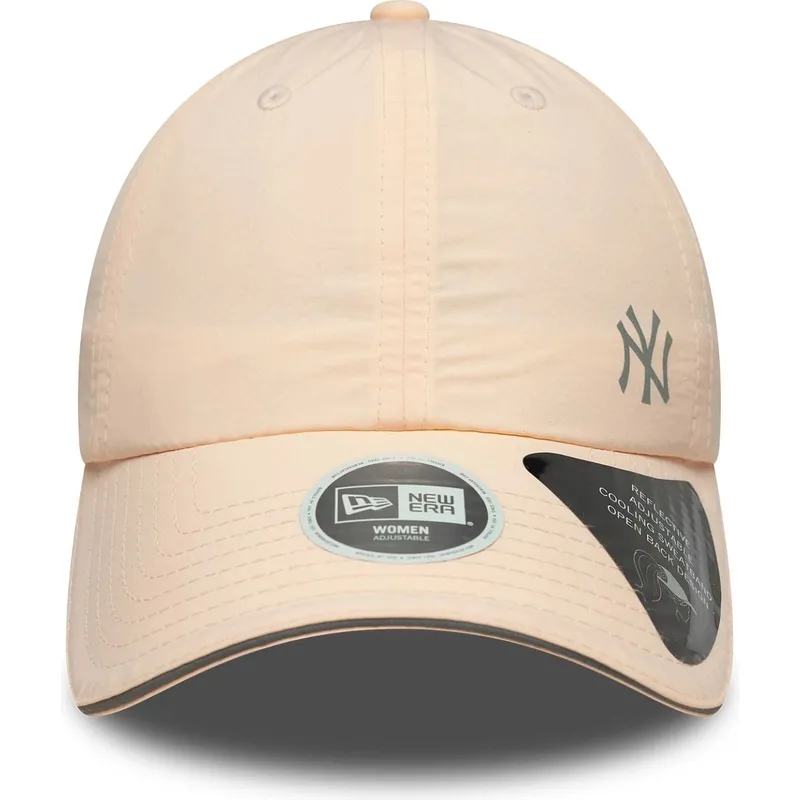 petten-gebogen-roze-verstelbaar-open-back-flawless-van-new-york-yankees-mlb-van-new-era