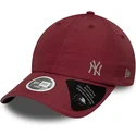 petten-gebogen-rood-verstelbaar-open-back-flawless-van-new-york-yankees-mlb-van-new-era