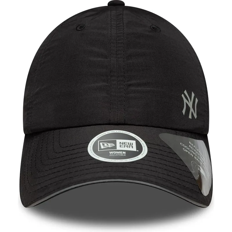 petten-gebogen-zwart-verstelbaar-open-back-flawless-van-new-york-yankees-mlb-van-new-era
