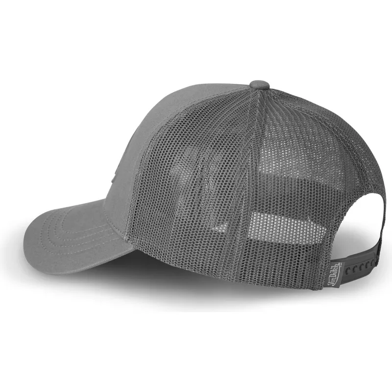 petten-gebogen-grijs-snapback-log16-van-von-dutch